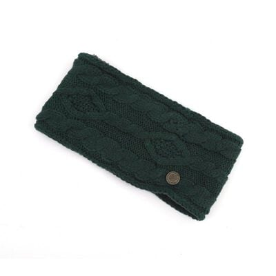Celtic Weave Green Headband